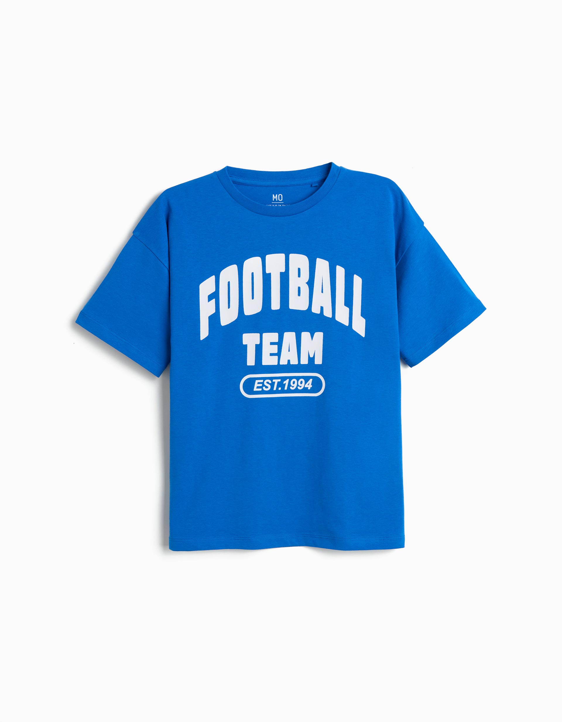 T-shirt Estampada, Menino, Azul