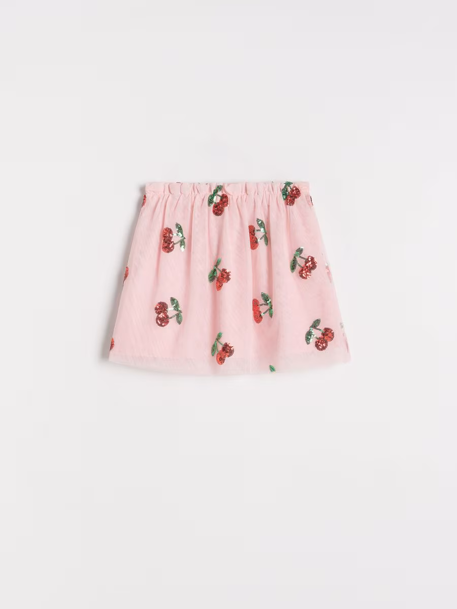 Tulle Skirt With Sequins