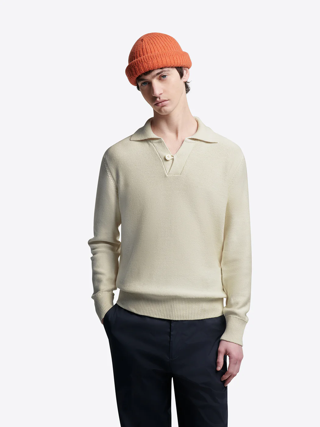 Pull col vareuse  boutonné - L'atelier