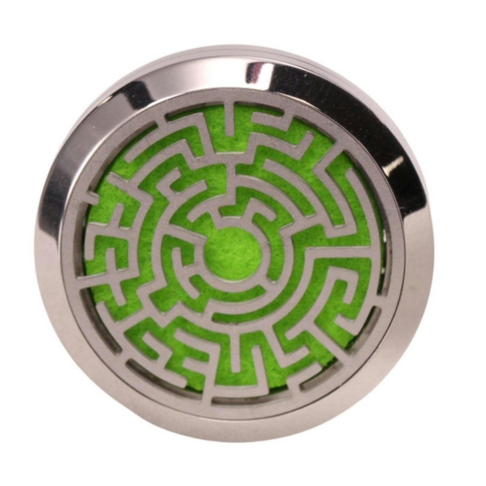 LABYRINTHE - Diffuseur pour Voiture par ventilation Clip'Arôme - Dia 3cm
