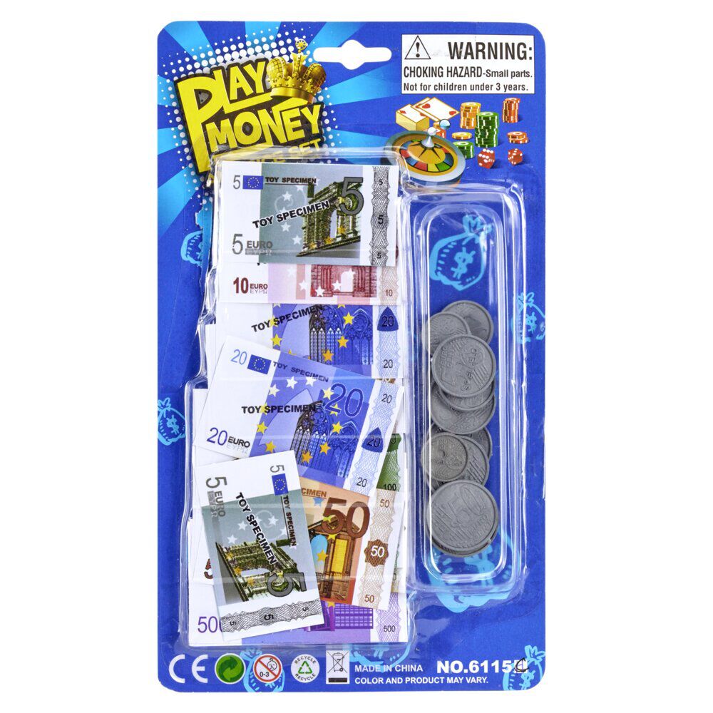 Billets de banque en papier et pièces en plastique 34 pièces