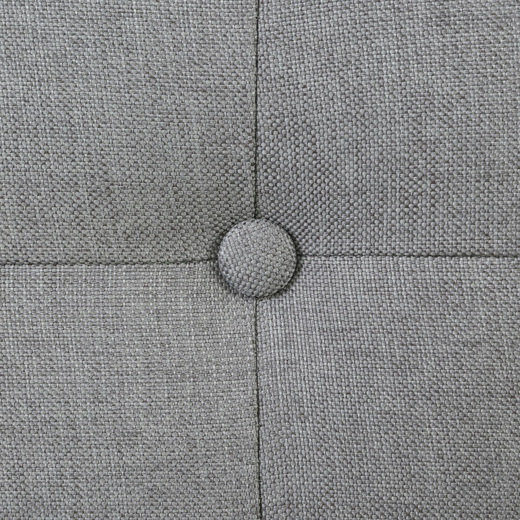 South Shore Fusion Upholstered Bed, Medium Grey