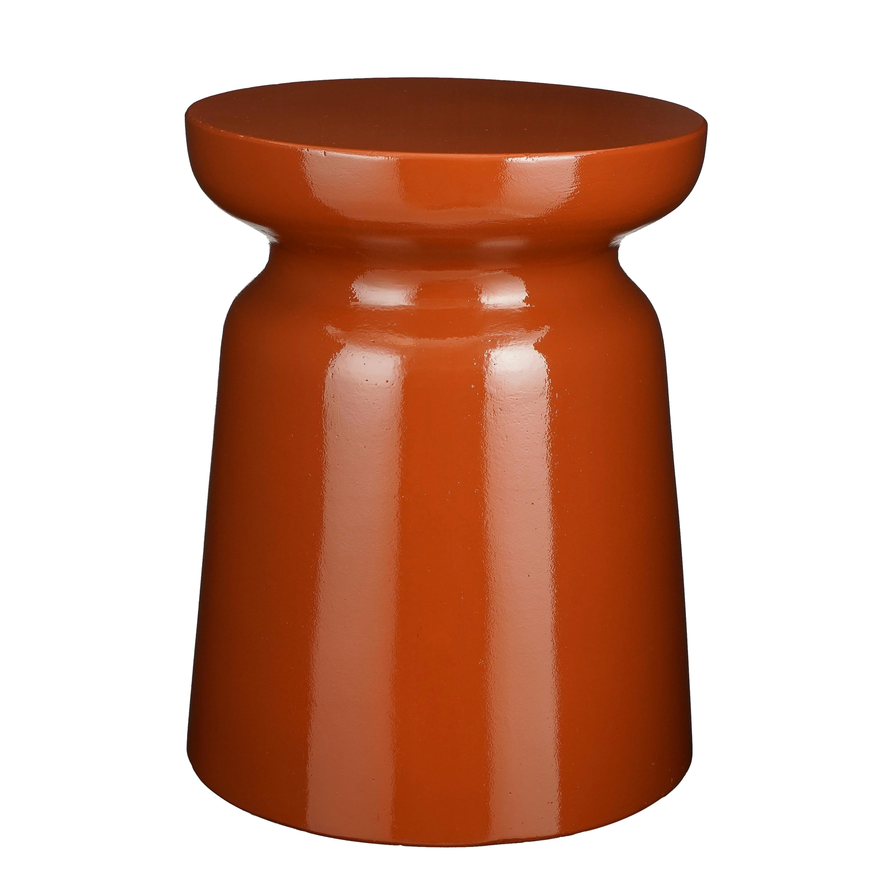 STAGE - Table d'appoint en ciment orange H45