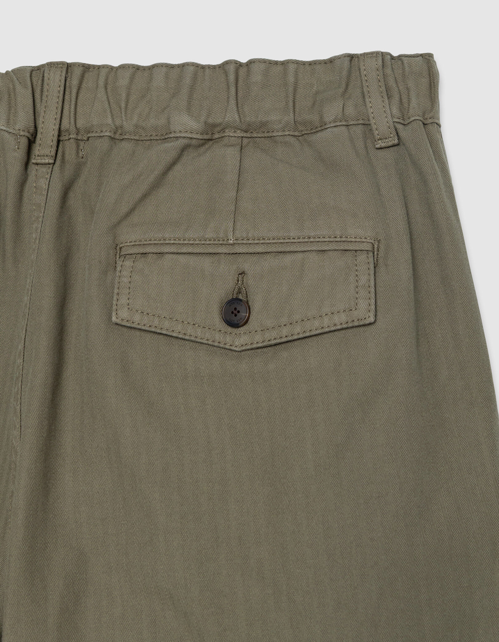 Pantalon charpentier kaki coton bio Homme