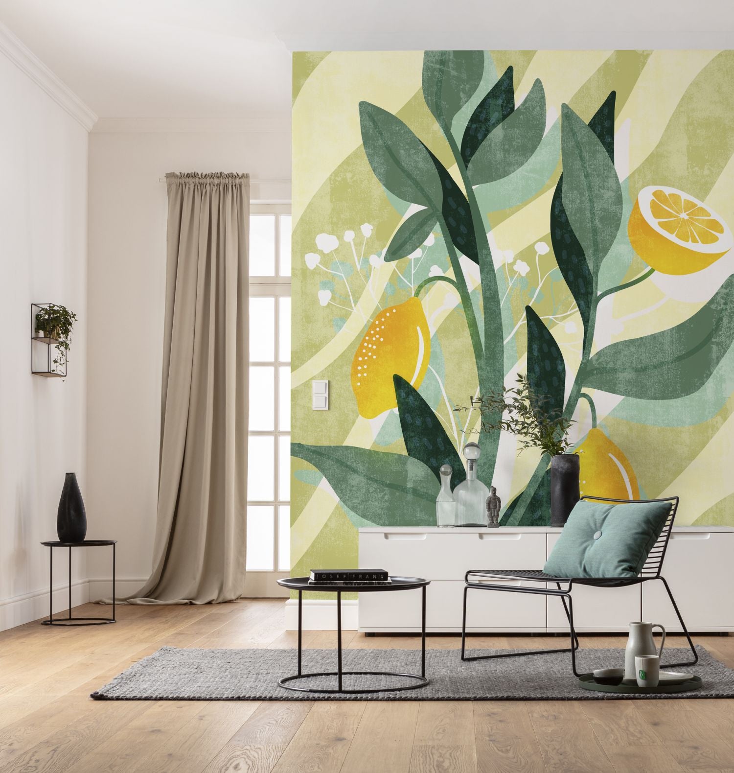Komar fotobehang fruit groen en geel - 200 x 250 cm - 611178
