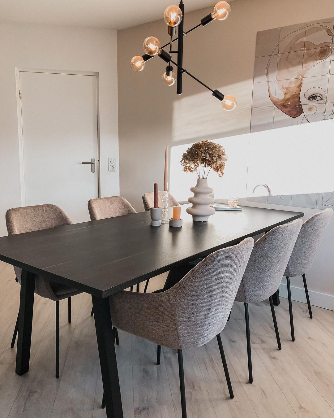 Kick eetkamerstoel Guus - Taupe