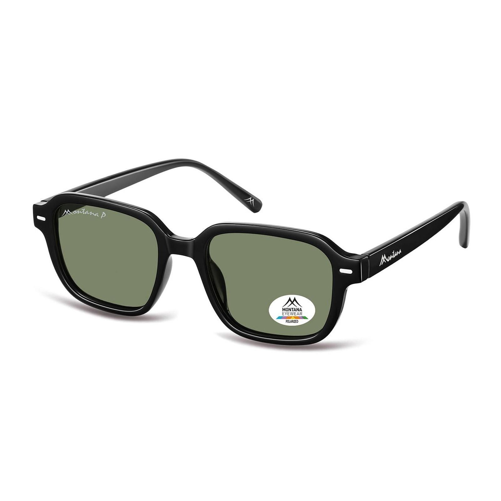 montana Rectangle Black Green Polarized MP177