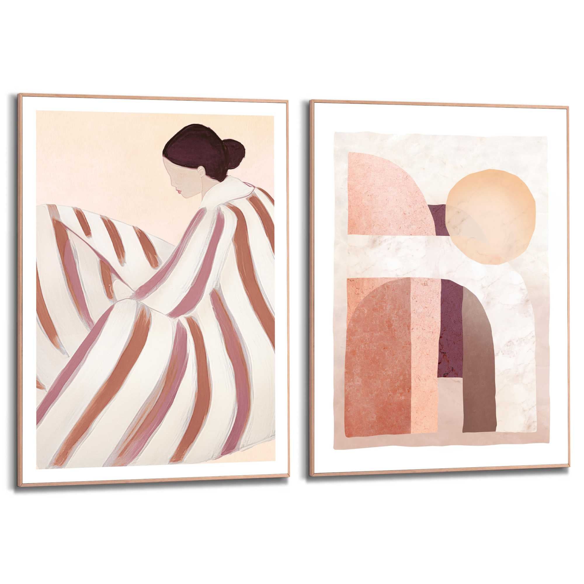 Reinders - Rust in kleur - Schilderijen set 50x70 cm - Bruin