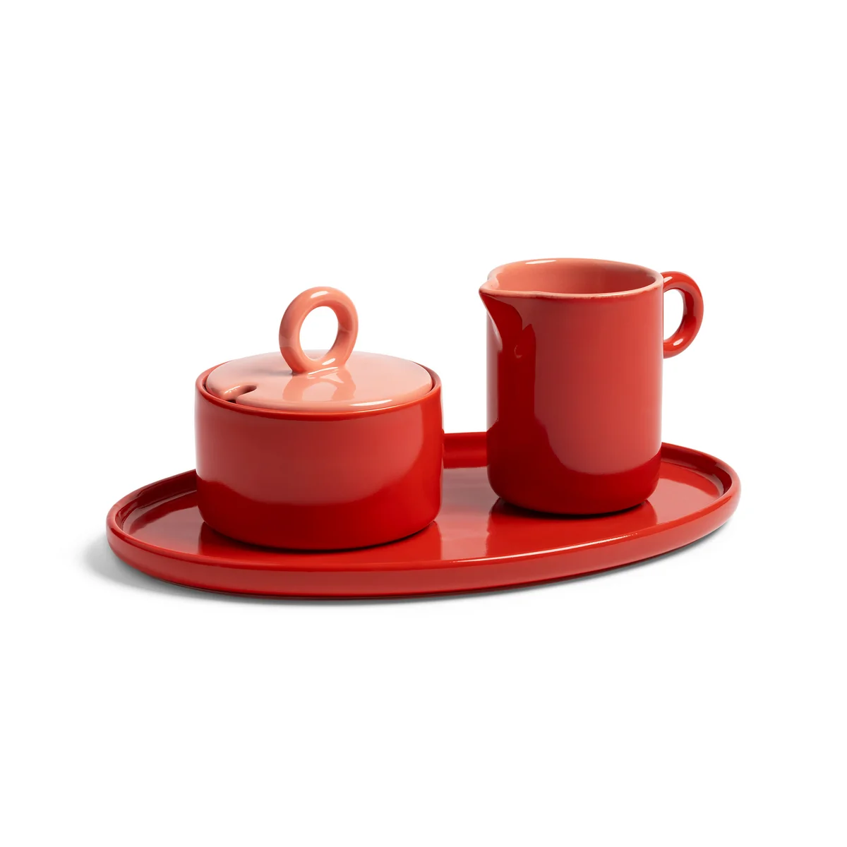 &klevering - Chiquito Tablett, 27 x 17.5 cm, rot