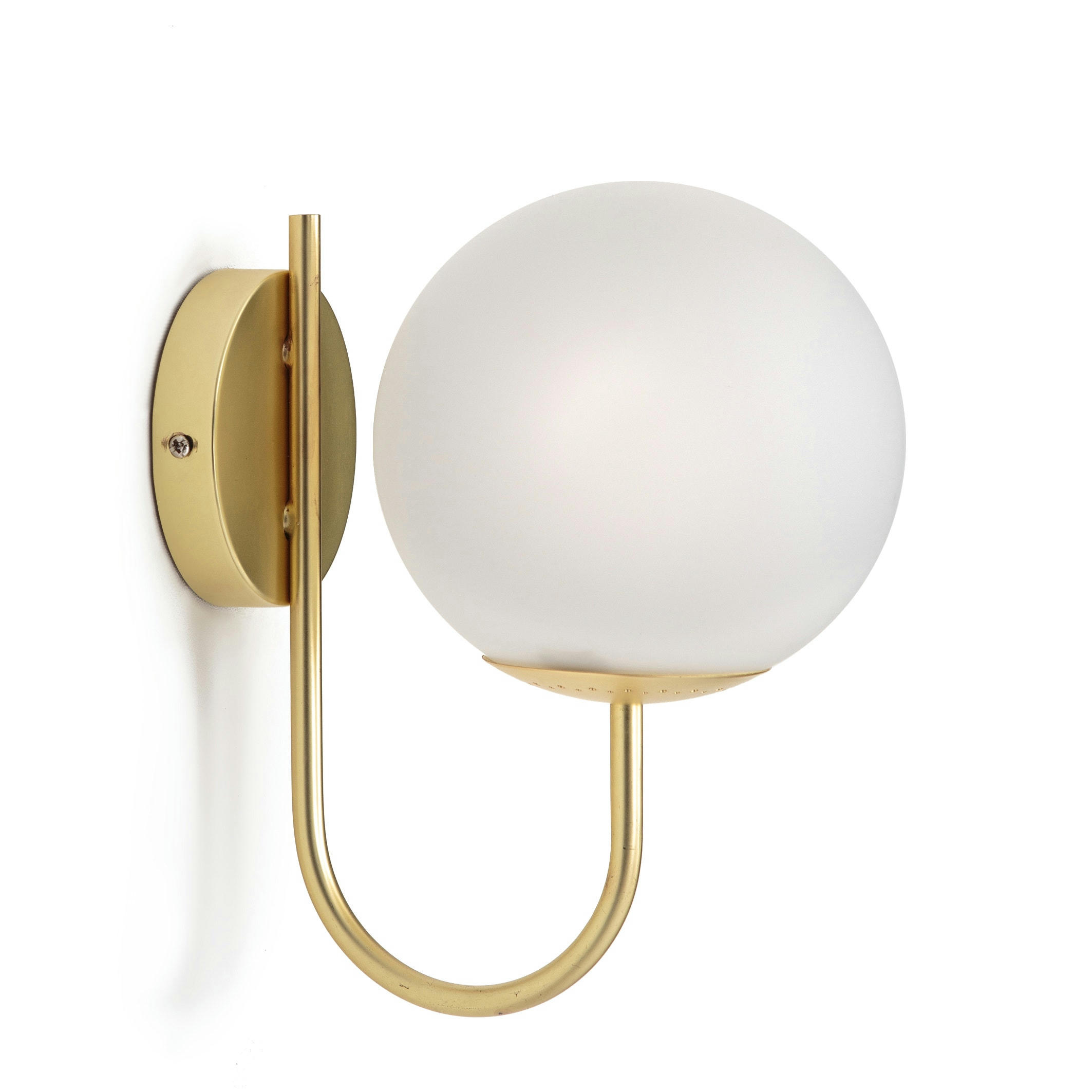 Applique verre opaline, Moricio