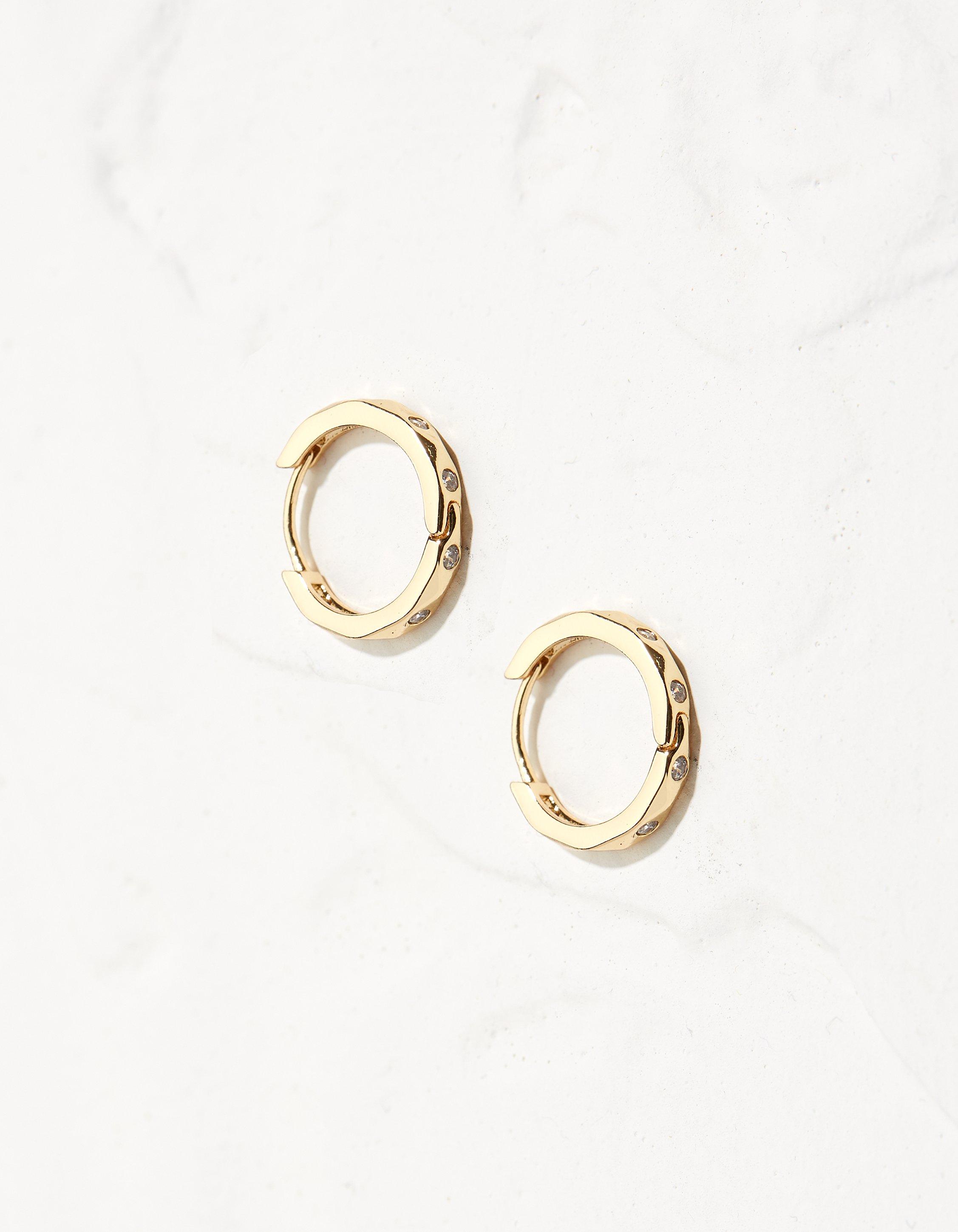 Small Gem Hoops