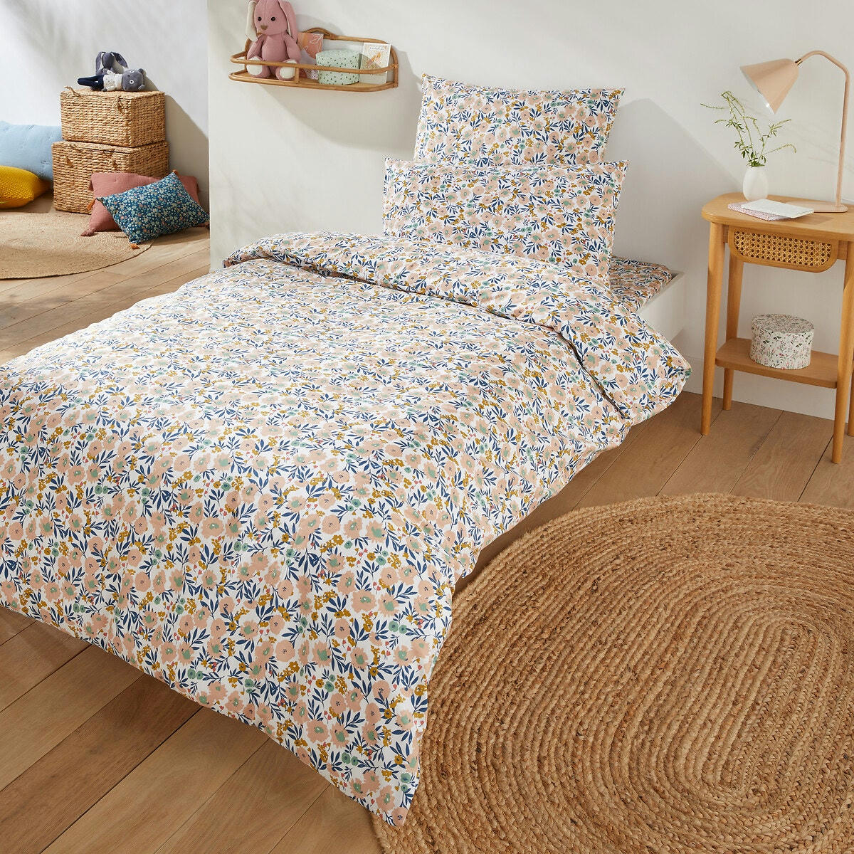 Housse de couette enfant percale de coton, Ohara