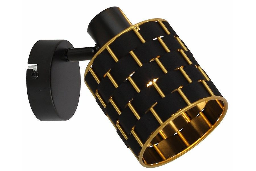 Kinkiet czarny Thiago 1xE14x40W wym:16x20x10cm IP20 Reality