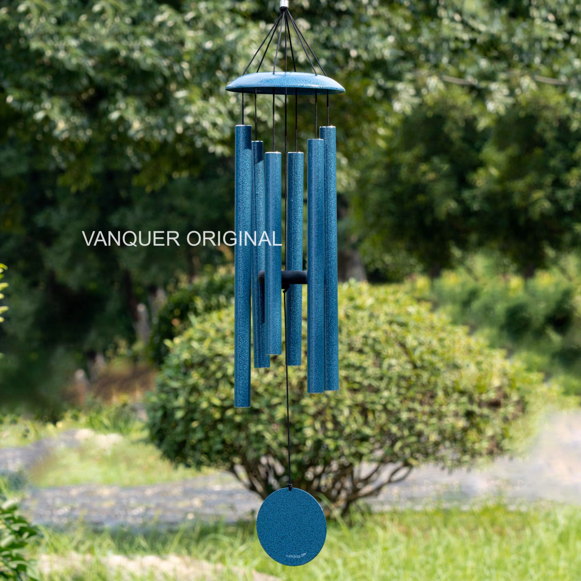 Wind Chimes for Outside Deep Tone 38'' Wind Chime Outdoor Clearance,Deep Tone,Memorial Sympathy gift,Garden Patio,Home Décor,water vein blue