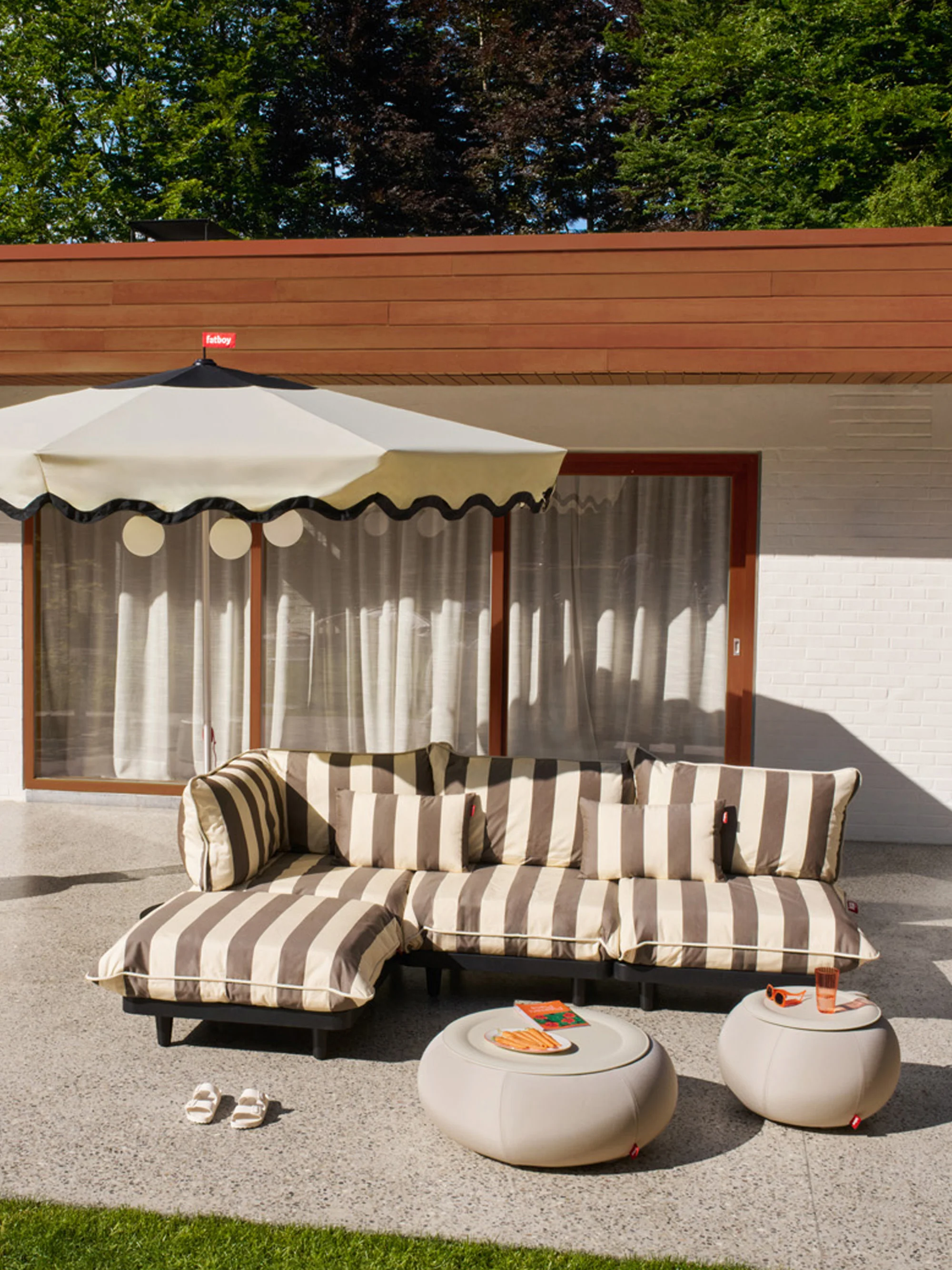 Modulares Garten-Sofa Paletti