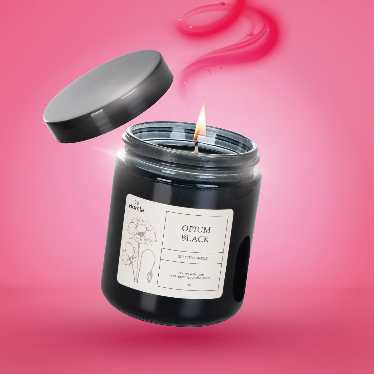 Świeca zapachowa TOFU Opium Black 190 g