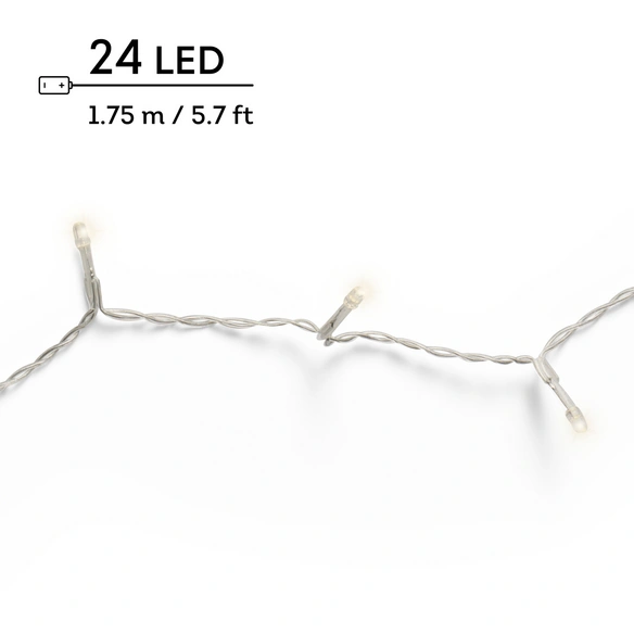 Lichterkette, »durawise«, 172,5 cm, 24 LEDs, warmweiß