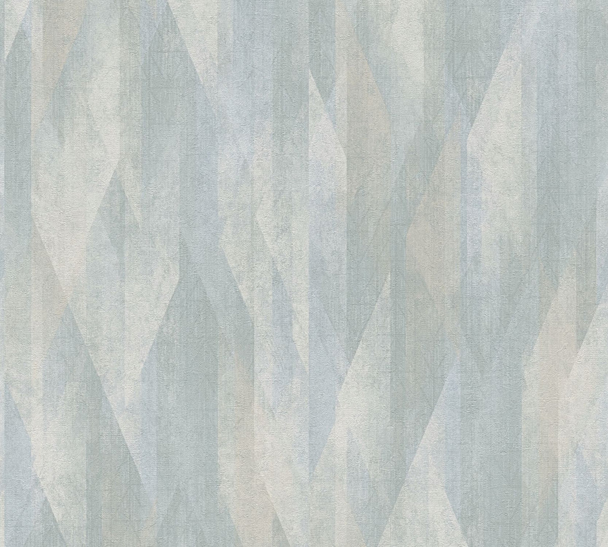 Livingwalls behang grafisch motief turquoise, blauw en crème - 53 cm x 10.05 m - AS-391042