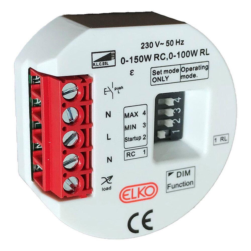 DIMMERPUKK ELKO RS 150W LED HVIT