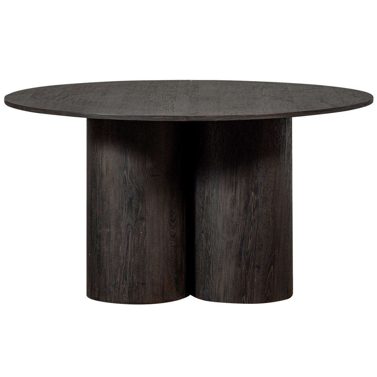 WOOOD eettafel Oona - MDF - Donkerbruin - 75x140x140