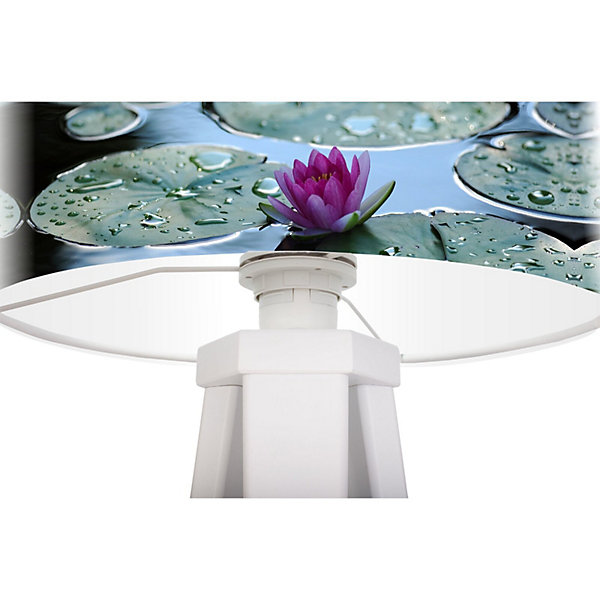 Lampe de chevet bothanica foto-084 30 x 30 x 45 cm Blanc, bleu