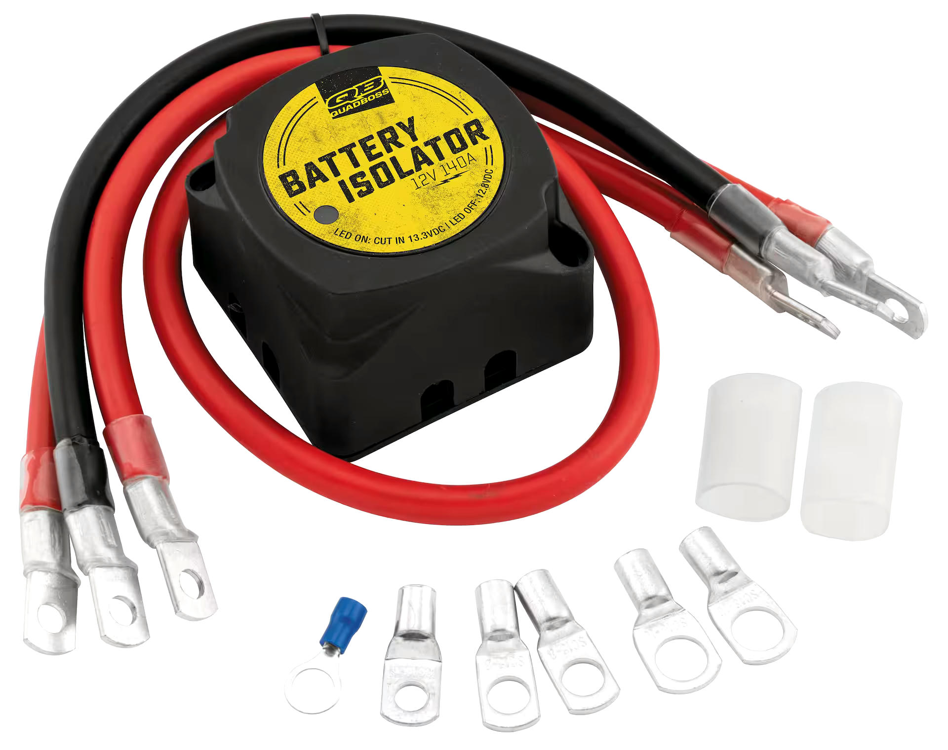 QuadBoss 12V Dual Battery Isolator Kit, 17-pc