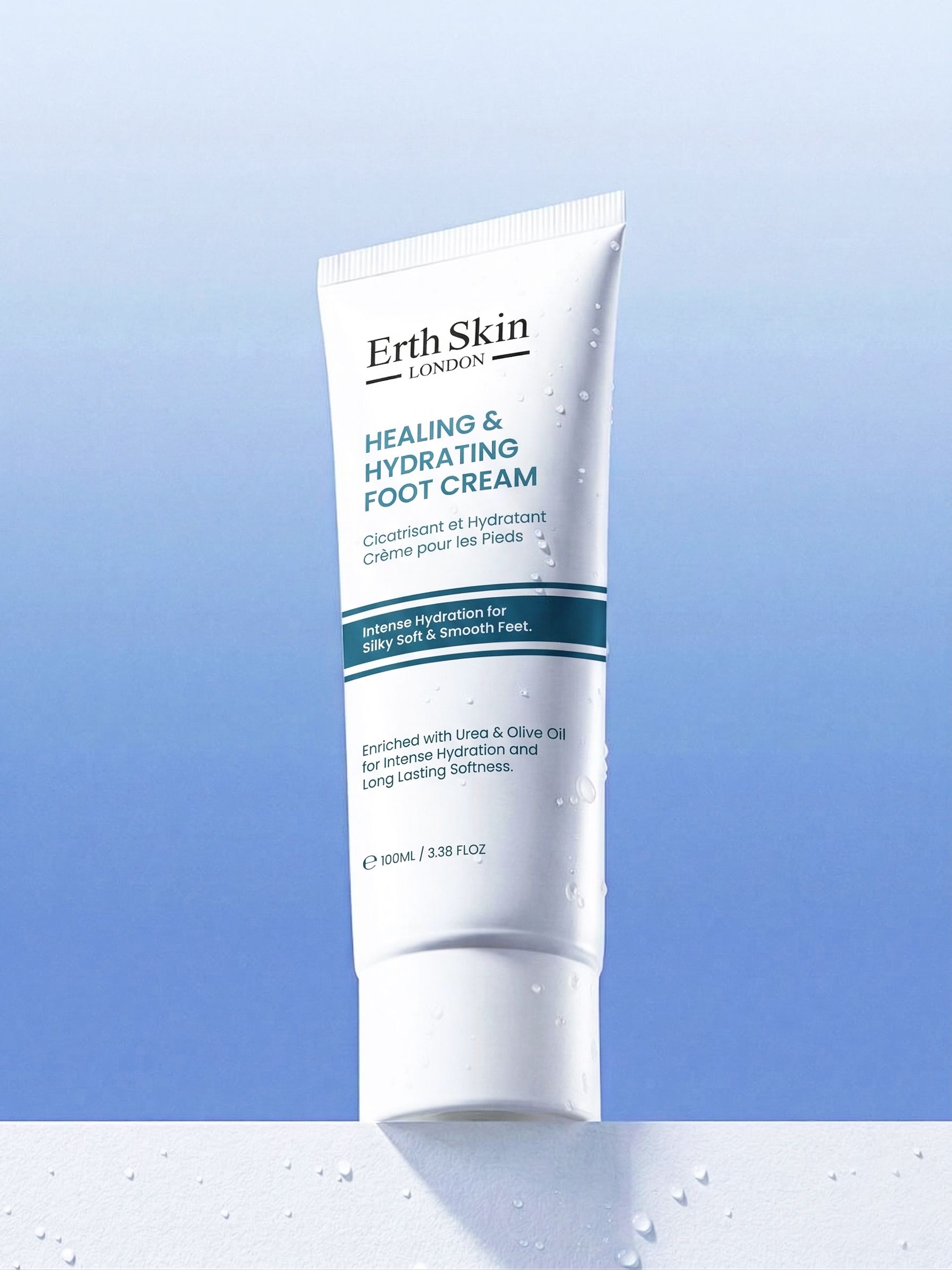 Erth Skin London Healing & Hydrating Foot Cream 100ml