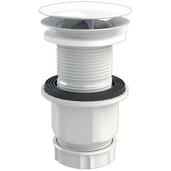 Bonde de lavabo Hygiénique - DELABIE - Sans garde d'eau - Débit 36L/min