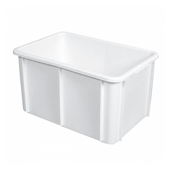 Bac Plastique Alimentaire 600x400x315 55 L blanc