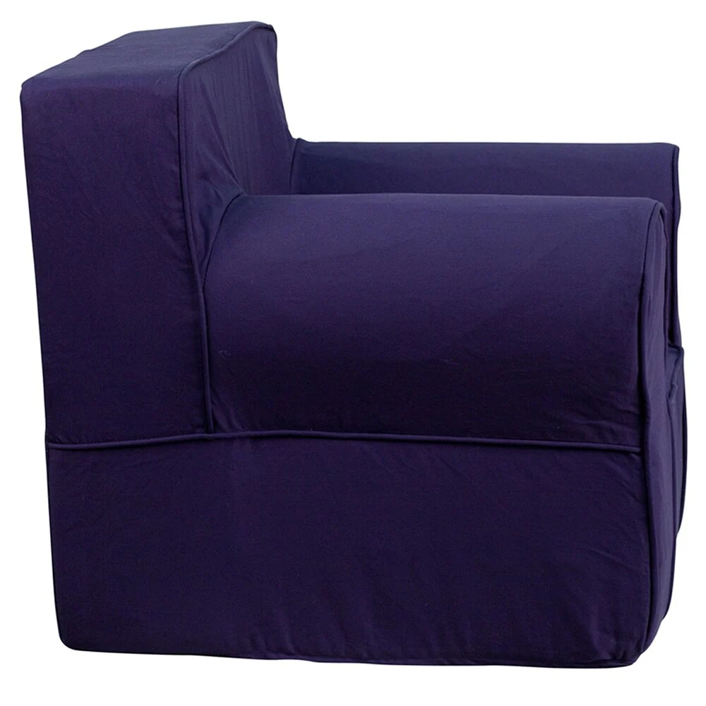 Boerne Comfortable Children Blue Armrest Chair