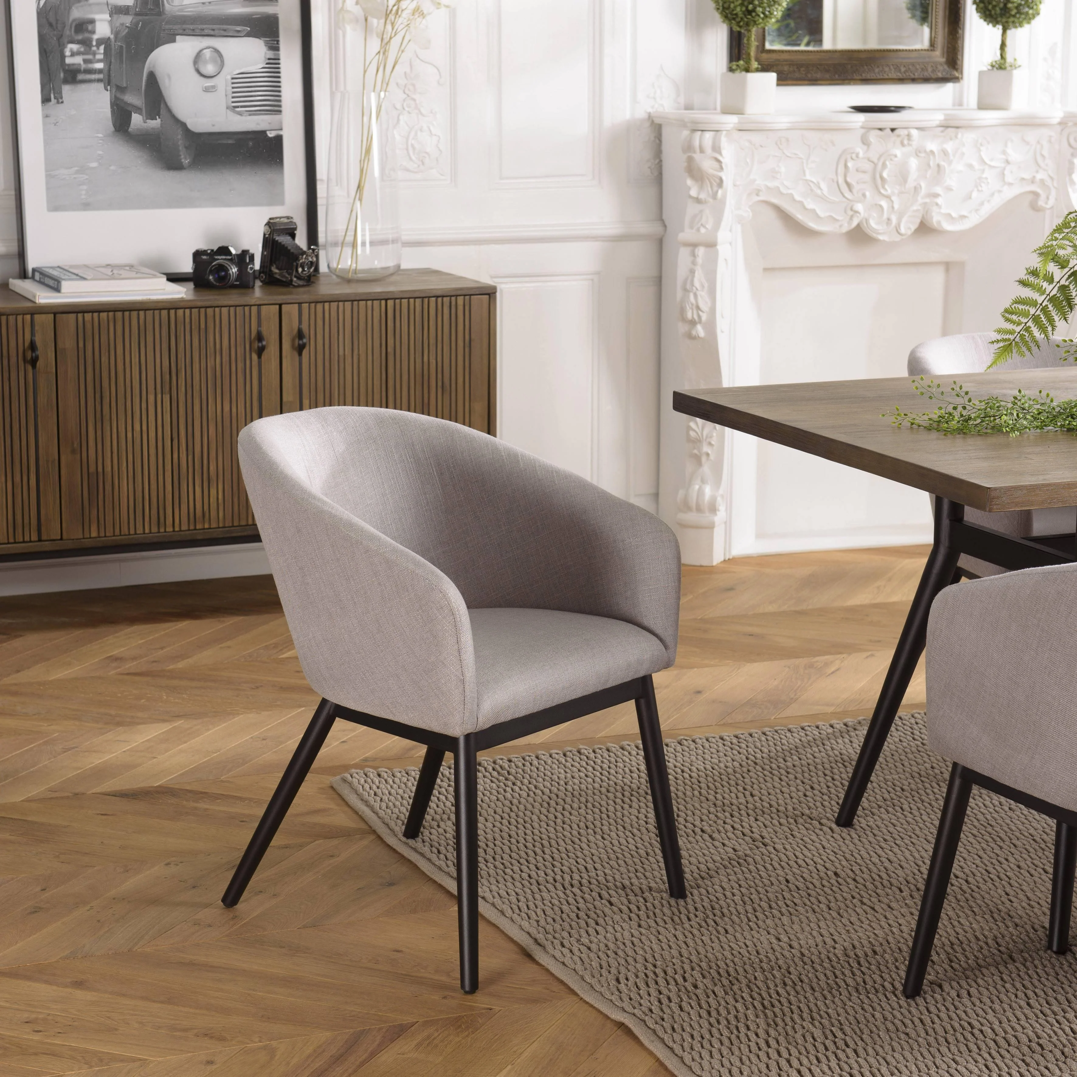 Set van 2 eetkamerstoelen Pearl