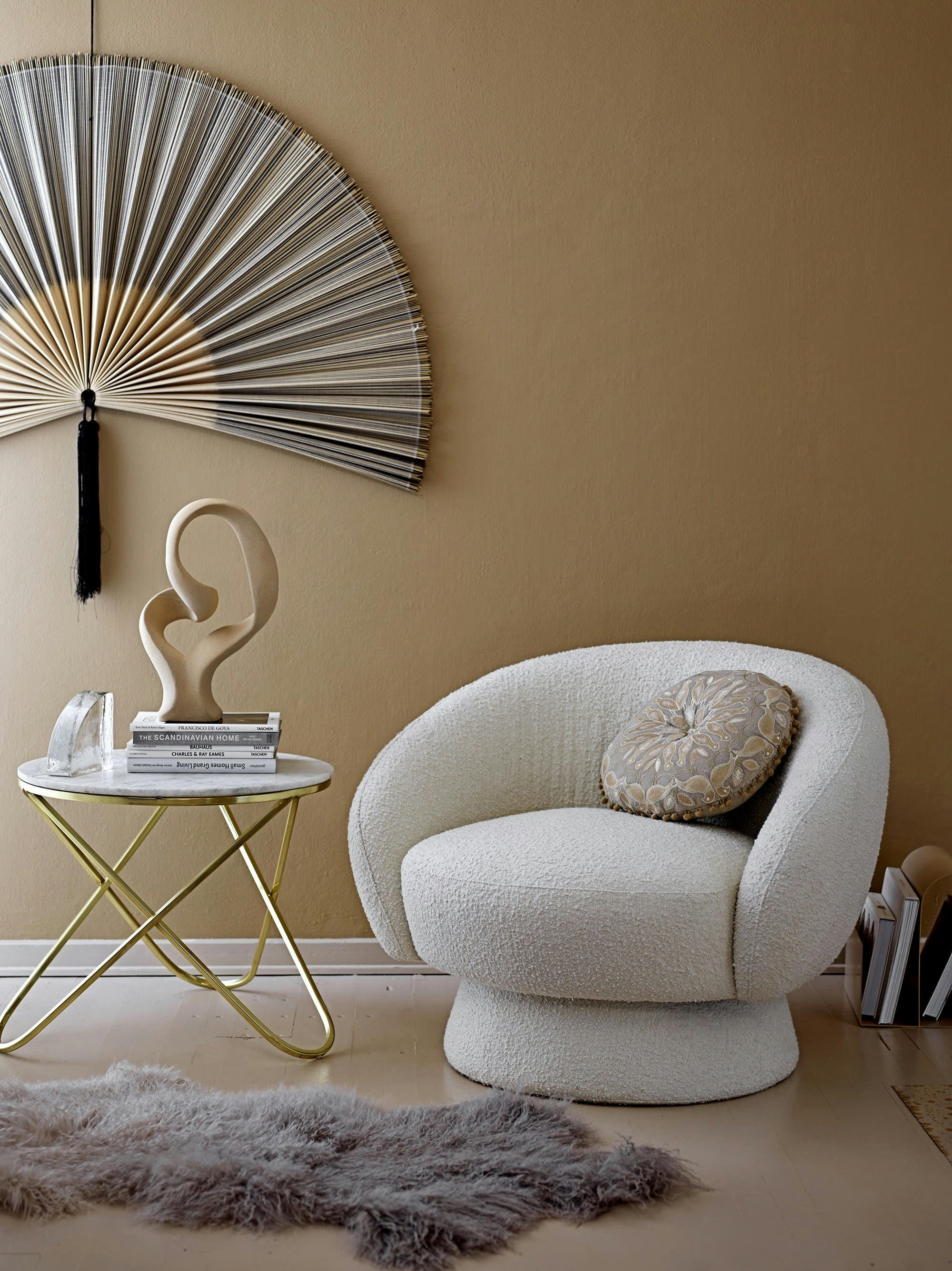 TED - Fauteuil en polyester blanc