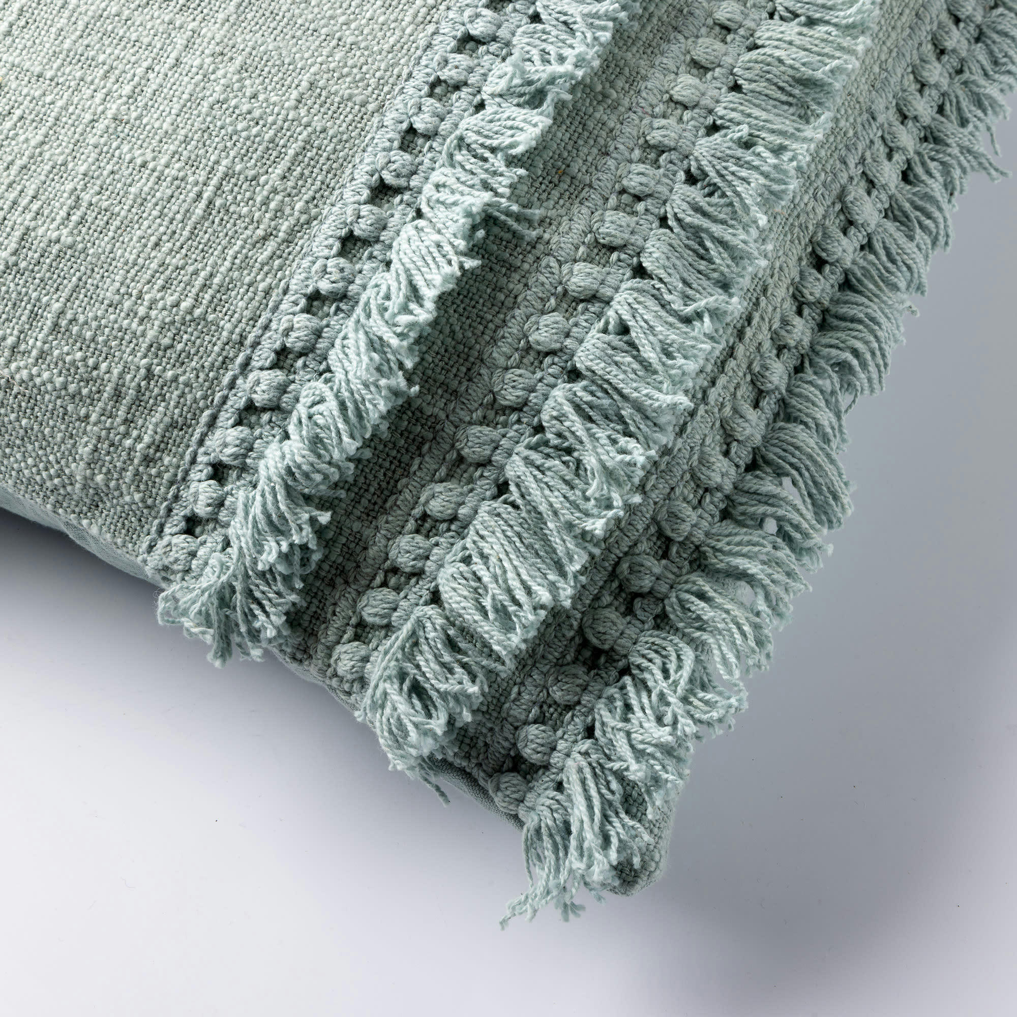 - Coussin - vert en coton 45x45 cm uni