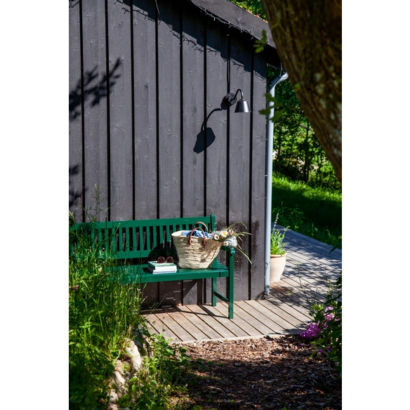Gartenbank »Brighton«, 3er, Mahogany Grün, (LxHxT): 150 x 89 x 59 cm