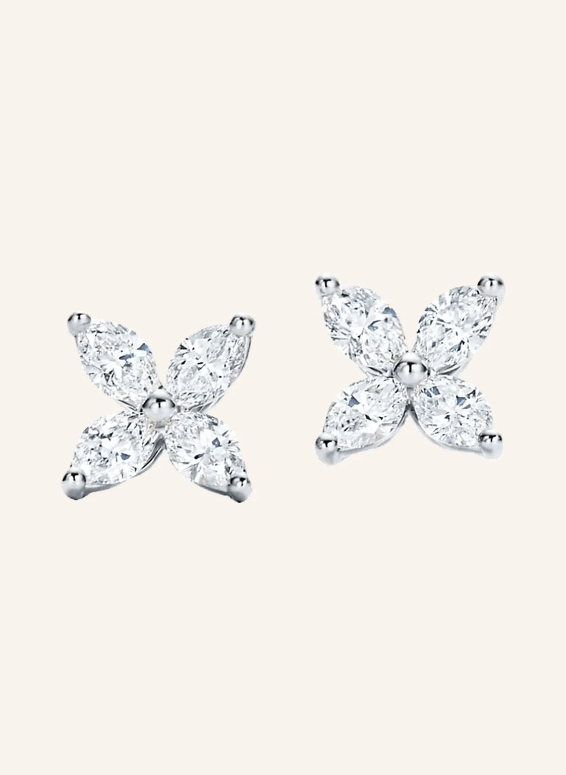 TIFFANY & Co. Ohrstecker TIFFANY VICTORIA® aus Platin mit Diamanten