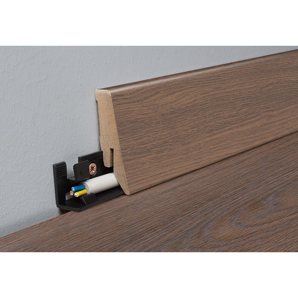GULVLIST MYSTYLE BOURBON HILLS EIK MDF 2600X18X58MM