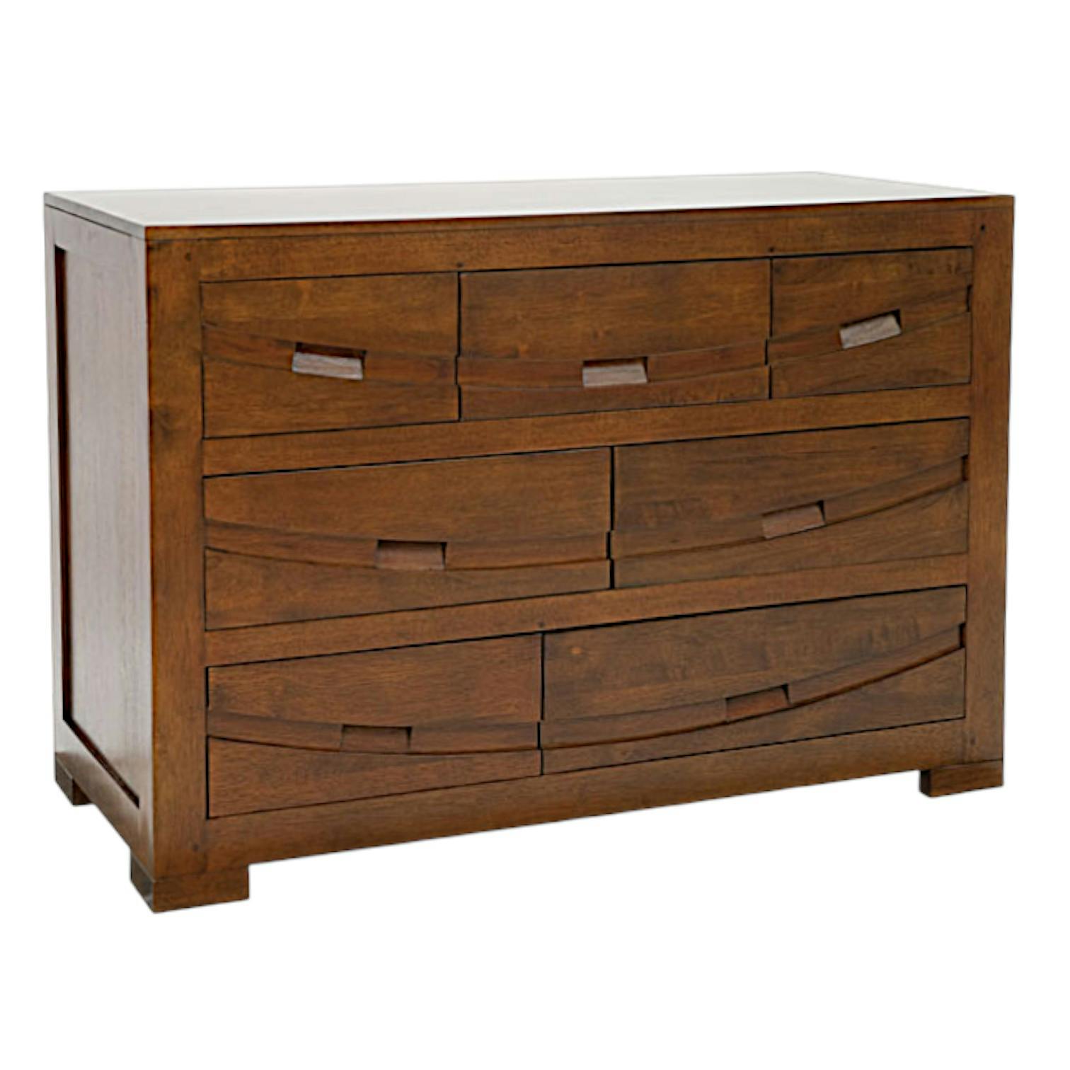 Commode Hévéa 7 tiroirs 110x50x76cm NIAGARA