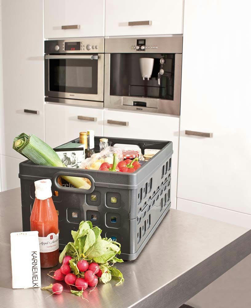 - Boîte pliante de transport ou rangement square 32 litres