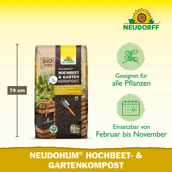 6490552 - NeudoHum Hochbeet- und Gartenkompost