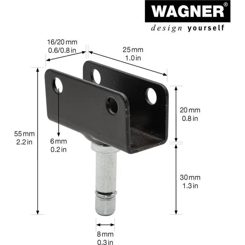Wandträger 2er-Set Wagner