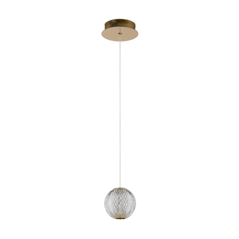 Suspension LED Cintra transparente Ø 14 cm 5,7 W LUCIDE
