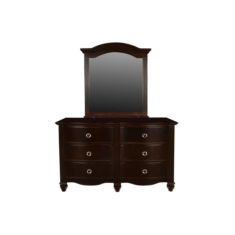 Victoria Youth Espresso 6-drawer Dresser