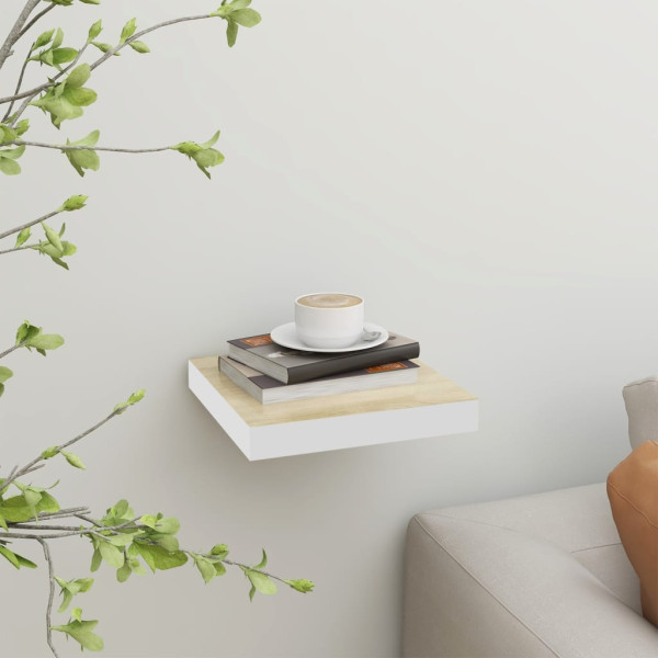 VidaXL Półka ścienna Brąz 23 x 23.5 x 3.8 cm MDF