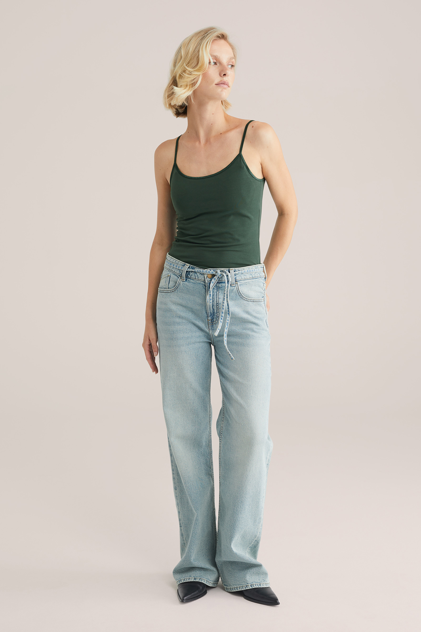 Dames singlet van katoen