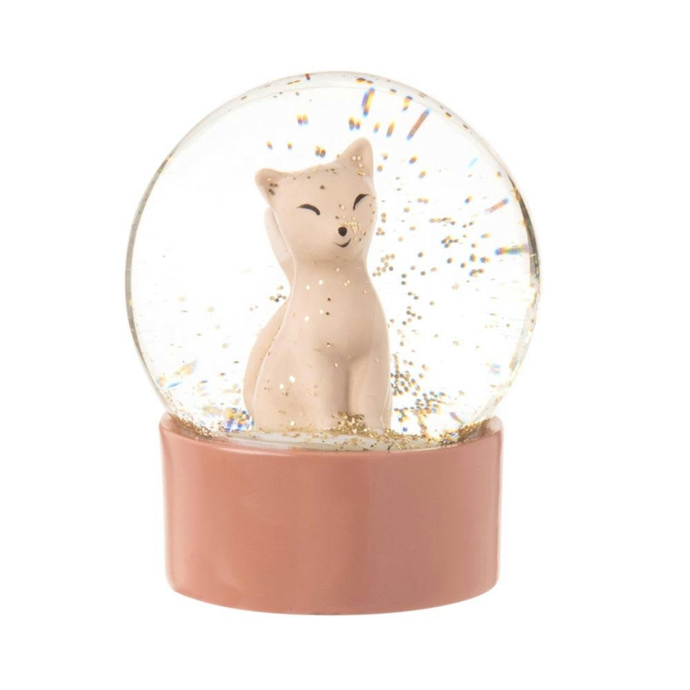 BLUSH - Boule à neige chat rose
