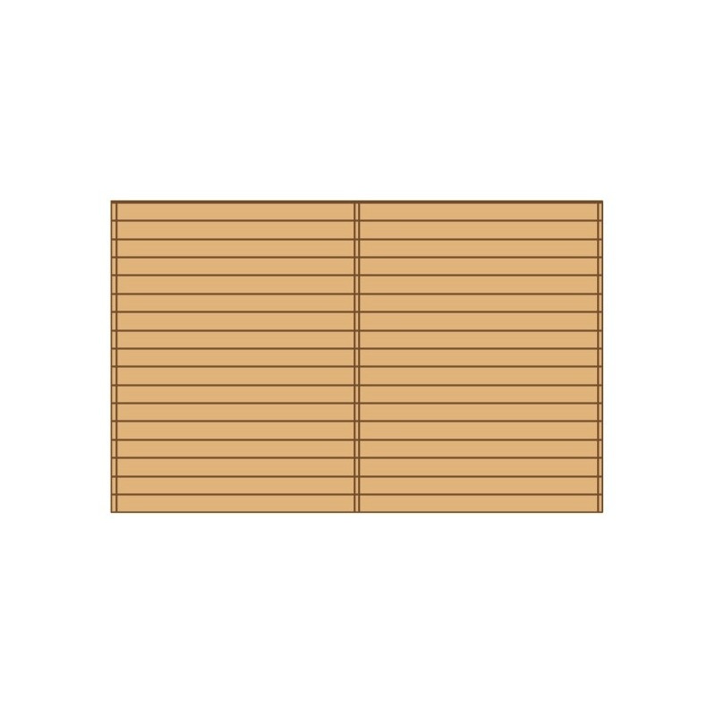 Paroi frontale pour carport 3,9 x 2,45 m SOLID