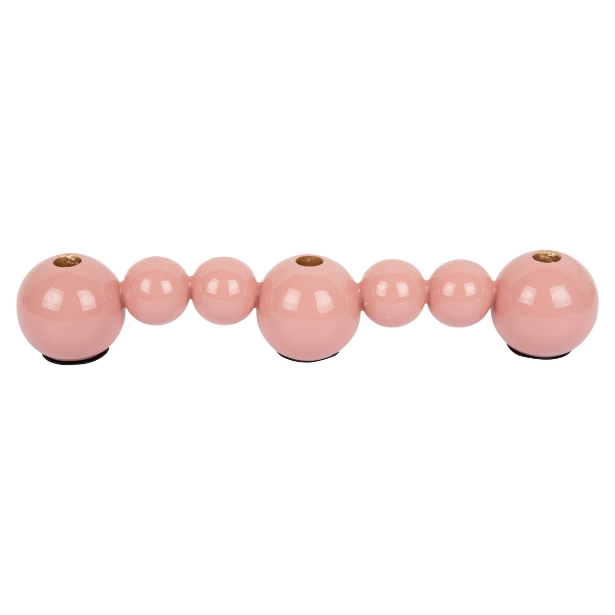 Present Time kandelaar Bubbles Straight - roze - 41x7x7cm