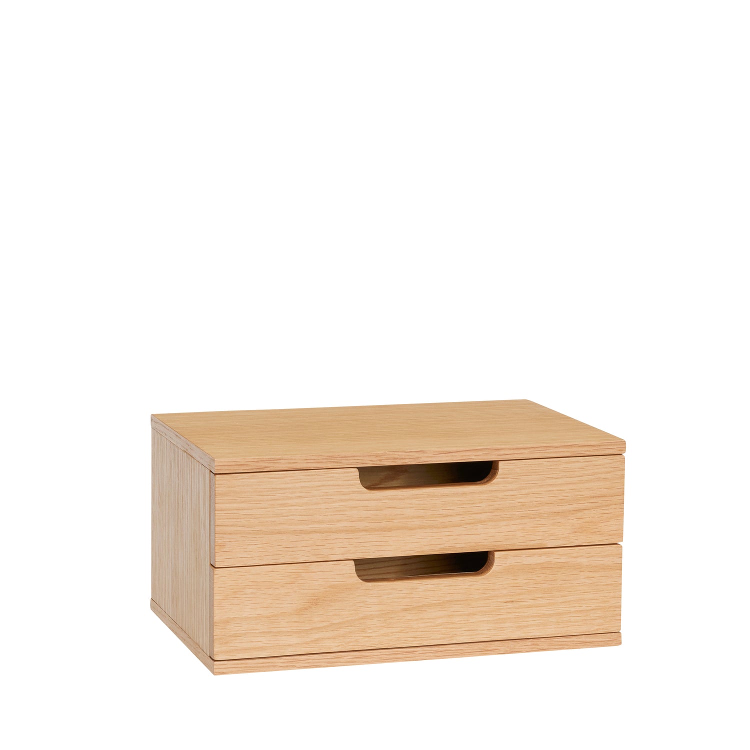 Hübsch nachtkastje AtHand - mdf/oak veneer - 30x20xh15cm