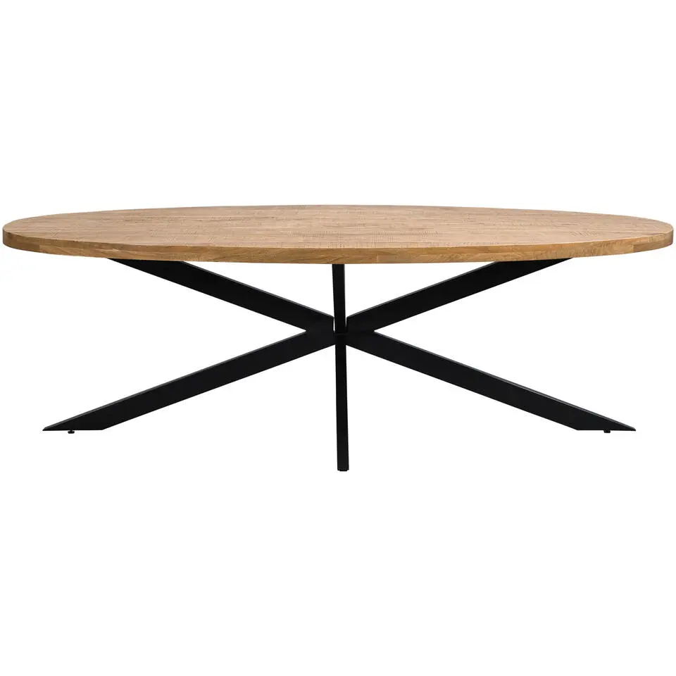 Eettafel Travis ovaal - mangohout - 78x200x100 cm