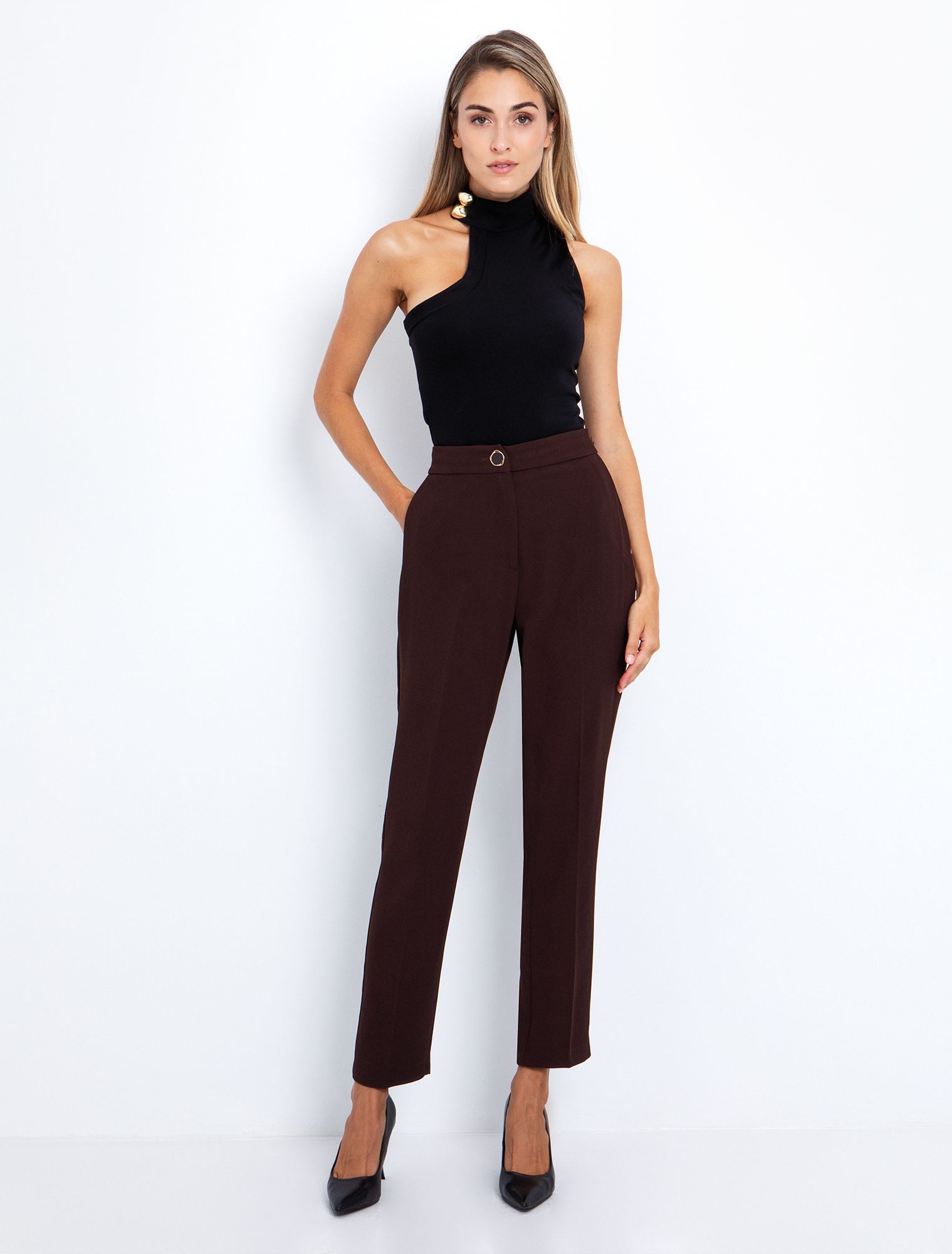 Ασύμμετρο τοπ με κουμπιά